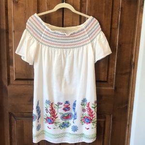 Joy joy white sundress